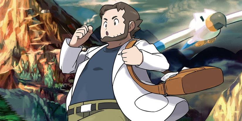 Professor Birch from the Pokemon series