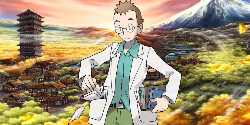 Professor Elm from the Pokemon series