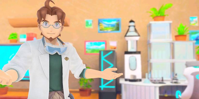 Professor Mirror from the Pokemon series