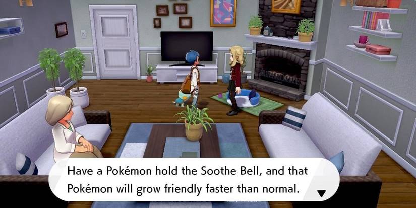NPC talking about the Soothe Bell.