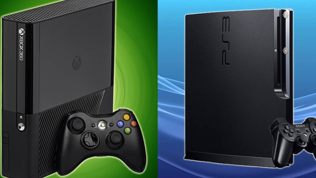 ps3 and xbox 360 consoles
