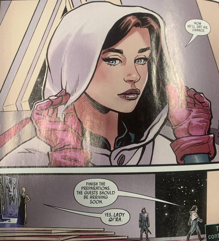 Qi'ra in Star Wars War of the Bounty Hunters comic