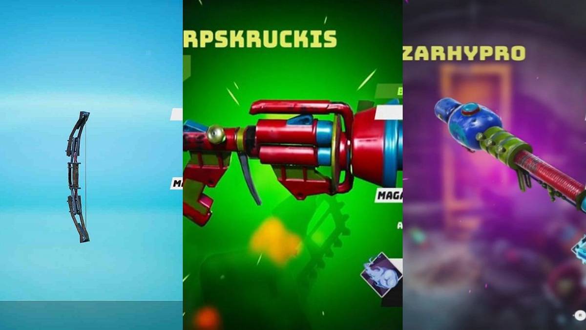 ranged weapons in biomutant: bow, rifle, gun