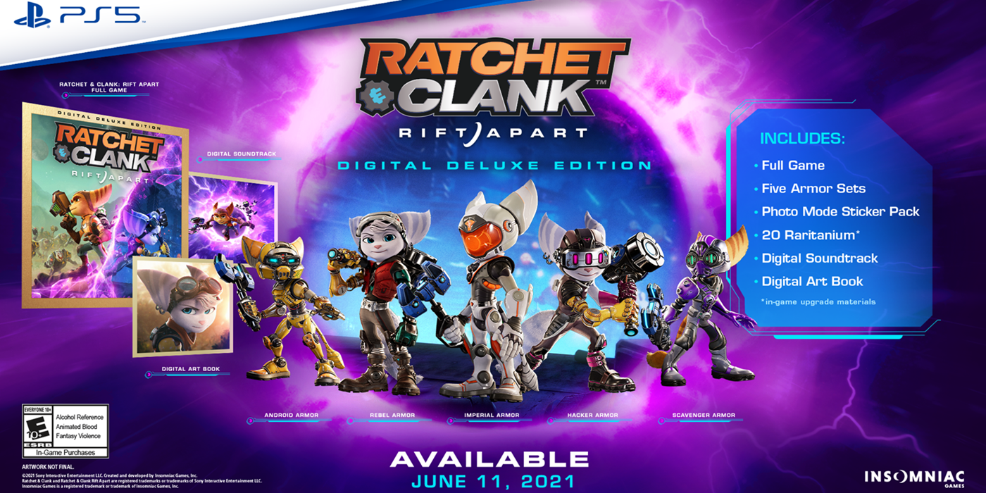 ratchet and clank rift apart digital deluxe
