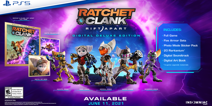 ratchet and clank rift apart digital deluxe