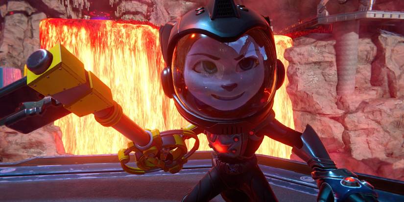 ratchet and clank rift apart rivet keyblade lava