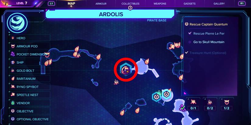 ratchet and clank rift apart ardolis map