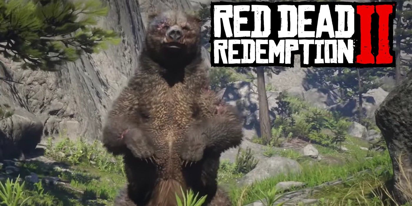 logo and bear red dead redemption 2