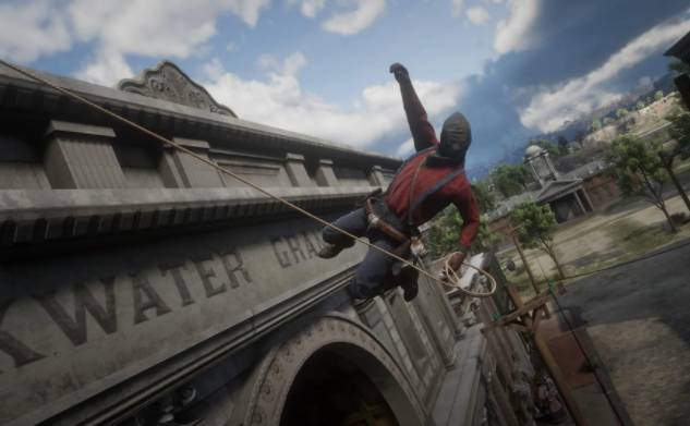 red dead online spider-man fan outfit