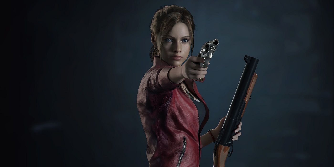 resident evil 2 remake claire redfield armed
