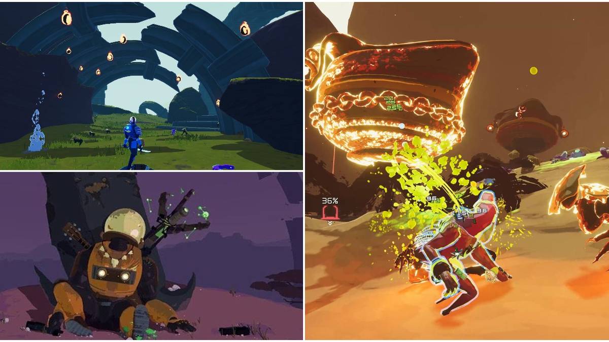 risk of rain 2 desert landing level commando art acrid fight