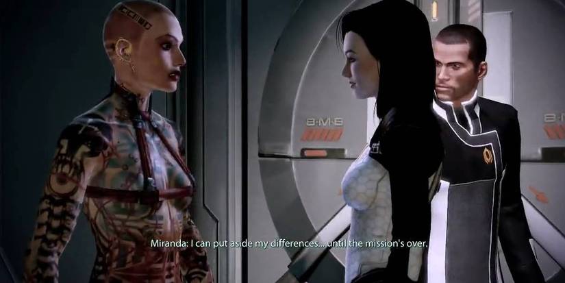 Miranda and Jack make peace after Shepard intervenes in Mass Effect 2 Legendary Edition