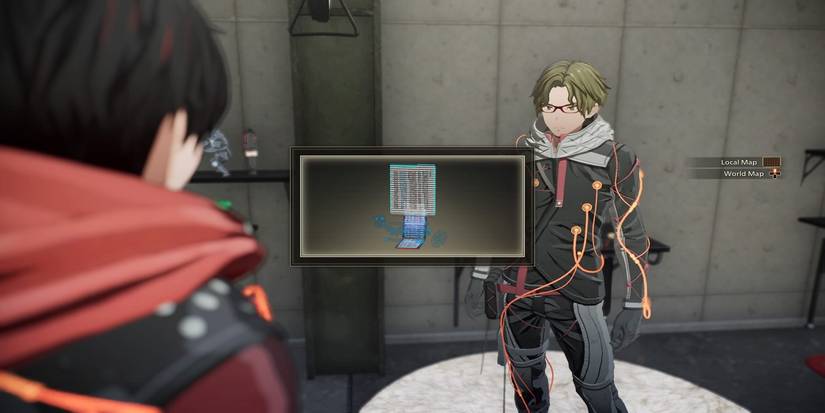 giving gift to shiden scarlet nexus