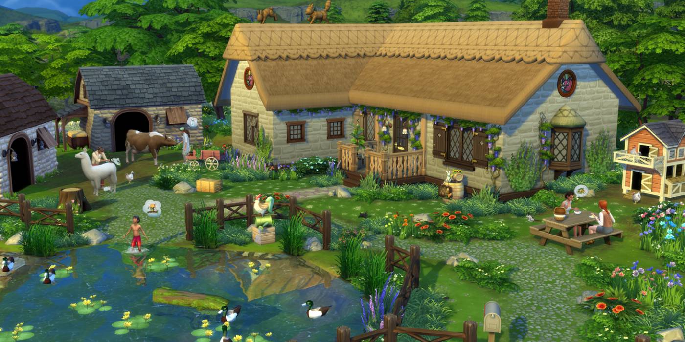 The Sims 4 Announces Cottage Living Expansion Pack Adds New Animals And Village Lots
