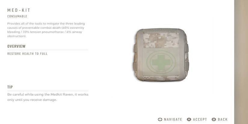Med kit description
