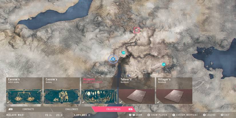 Mission 5 collectible 3 map location