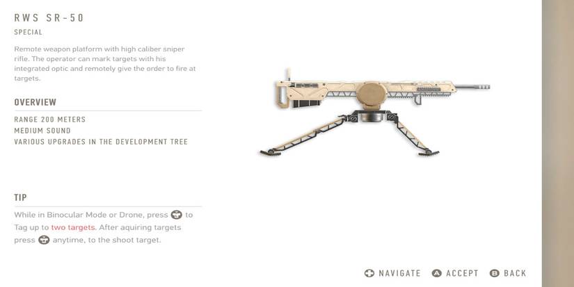 RWS SR 50 description