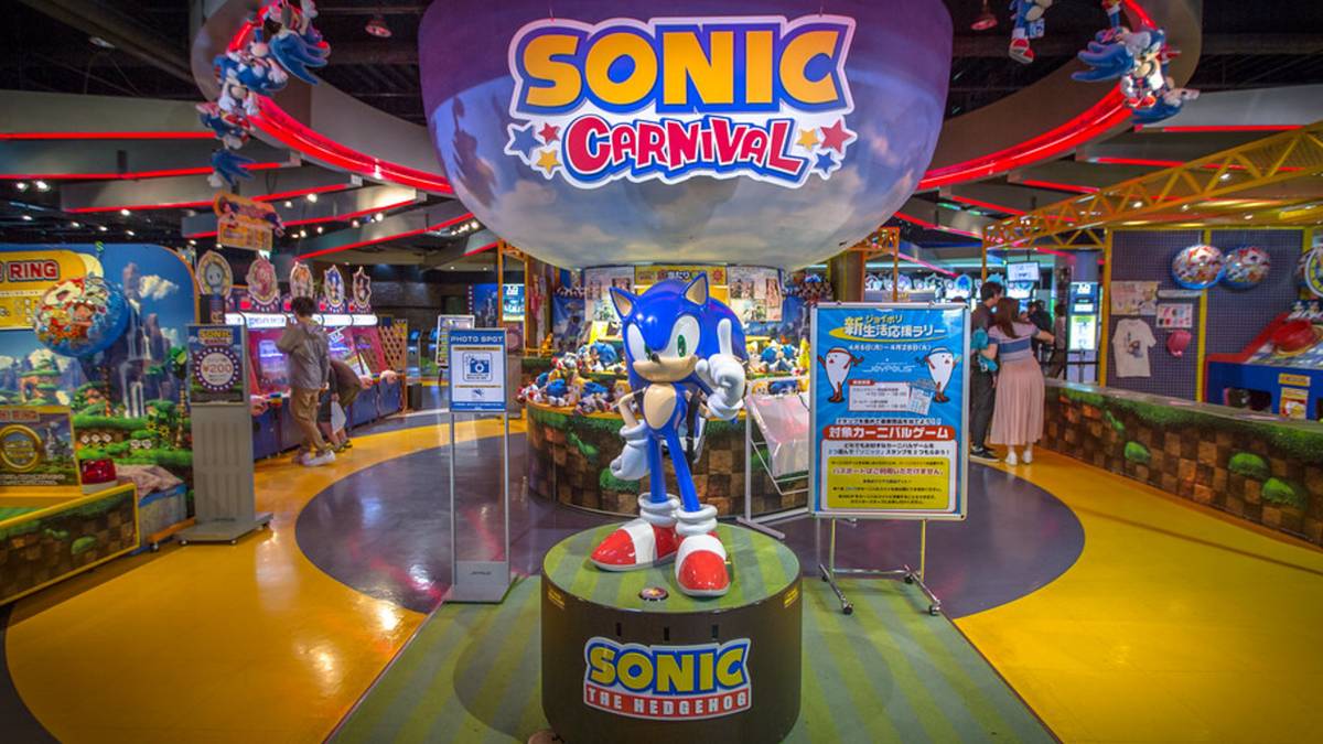sega sonic theme park joypolis