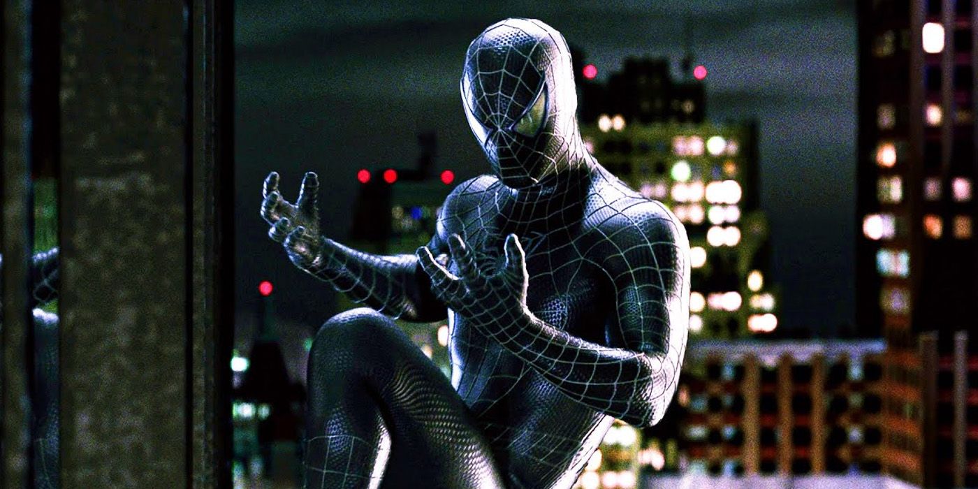 The Venom infused Spidey-Suit in Spider-Man 3