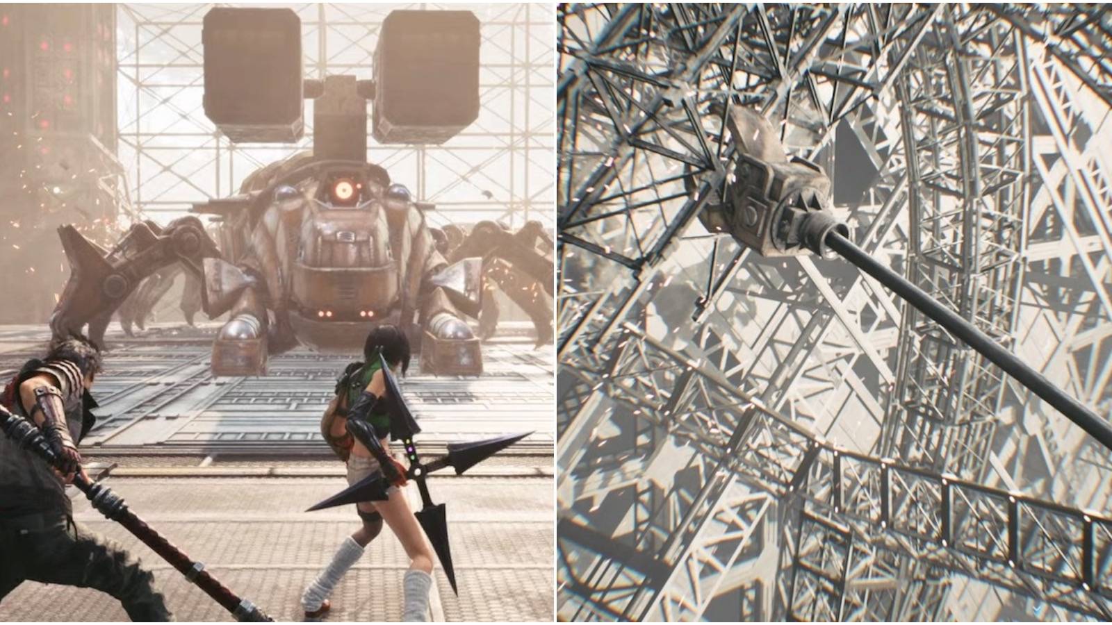 split image ff7 intermission