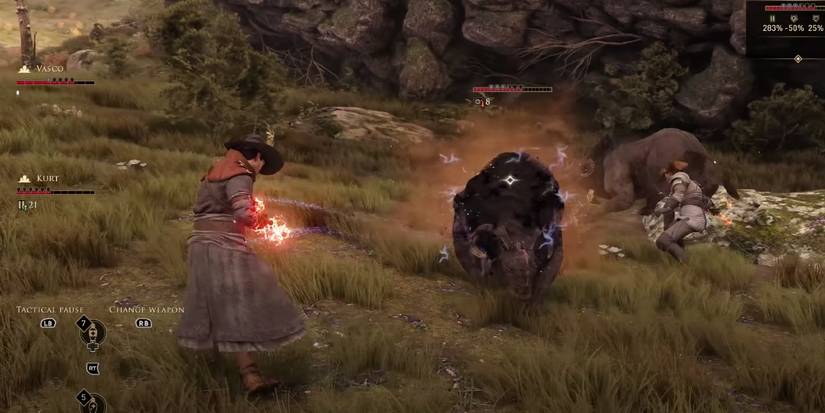 freezing the enemy in place