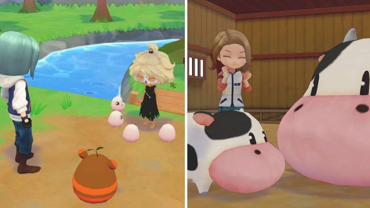 story of seasons olive town shrine and breeding cows