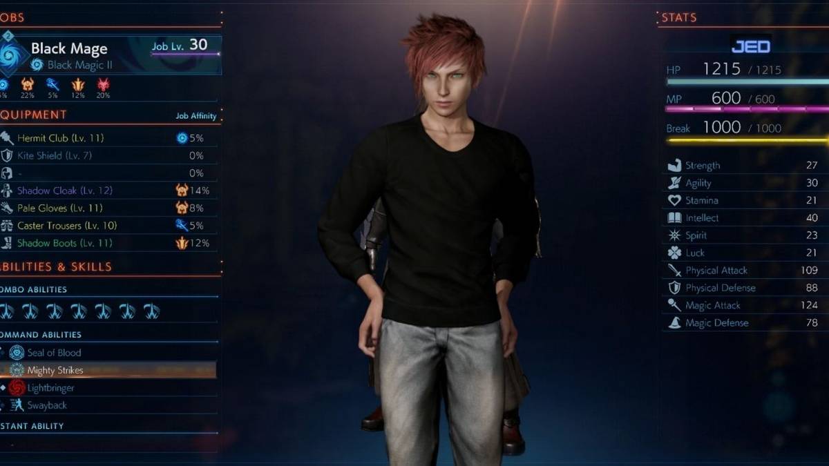 stranger of paradise final fantasy origin jed battle settings menu