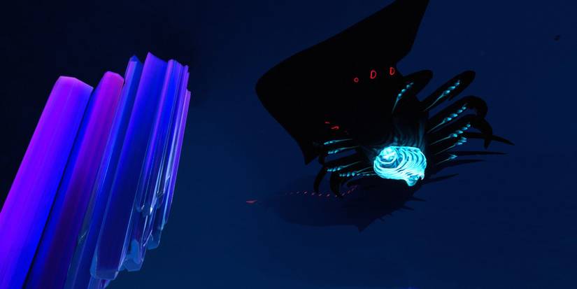 Shadow Leviathan in the Crystal Caves