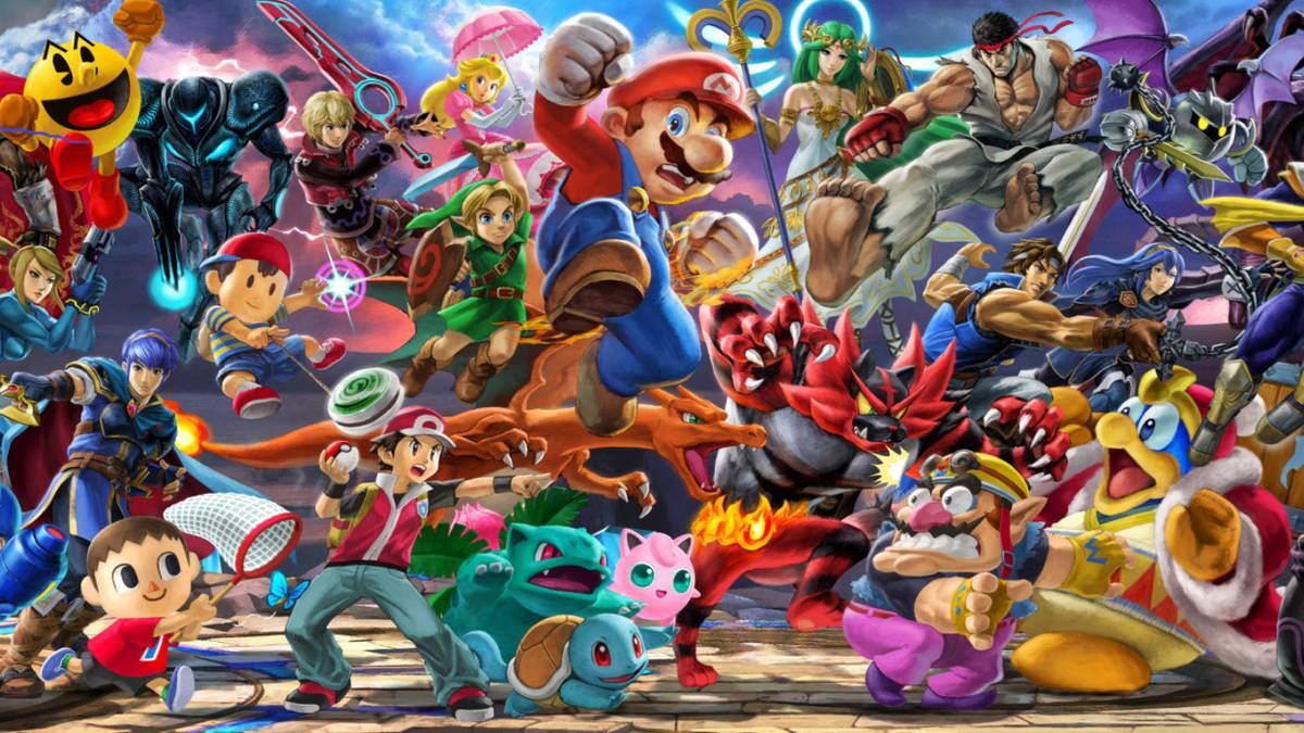 super smash bros ultimate art