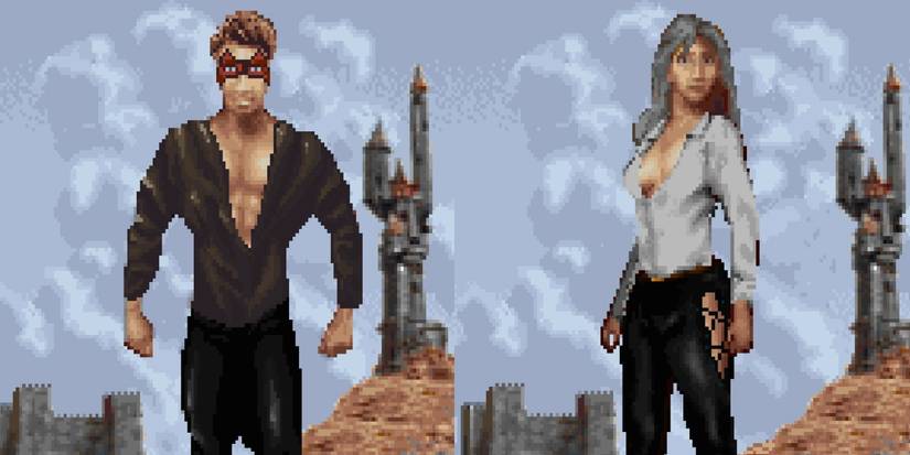 elder scrolls arena male female character select