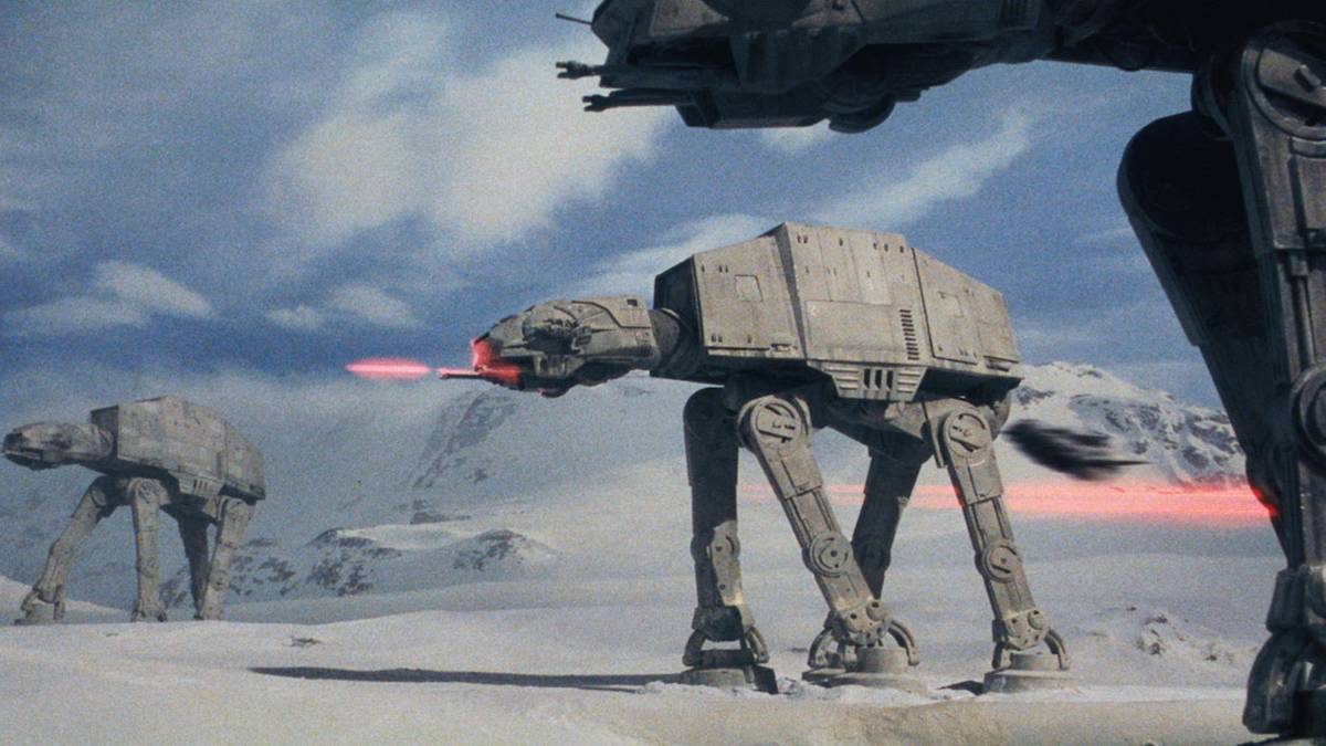 Star Wars walkers on hoth