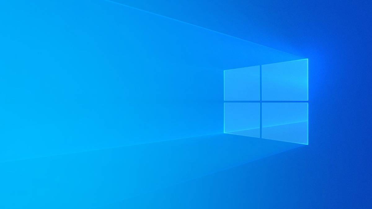 windows blue background