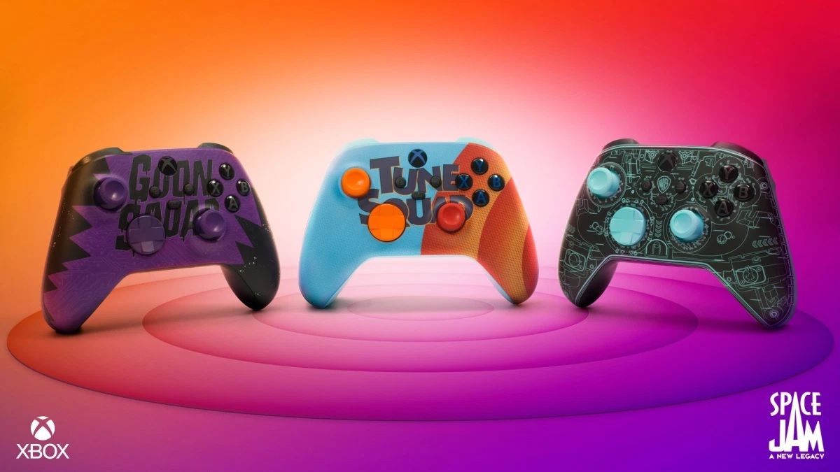 xbox space jam controllers