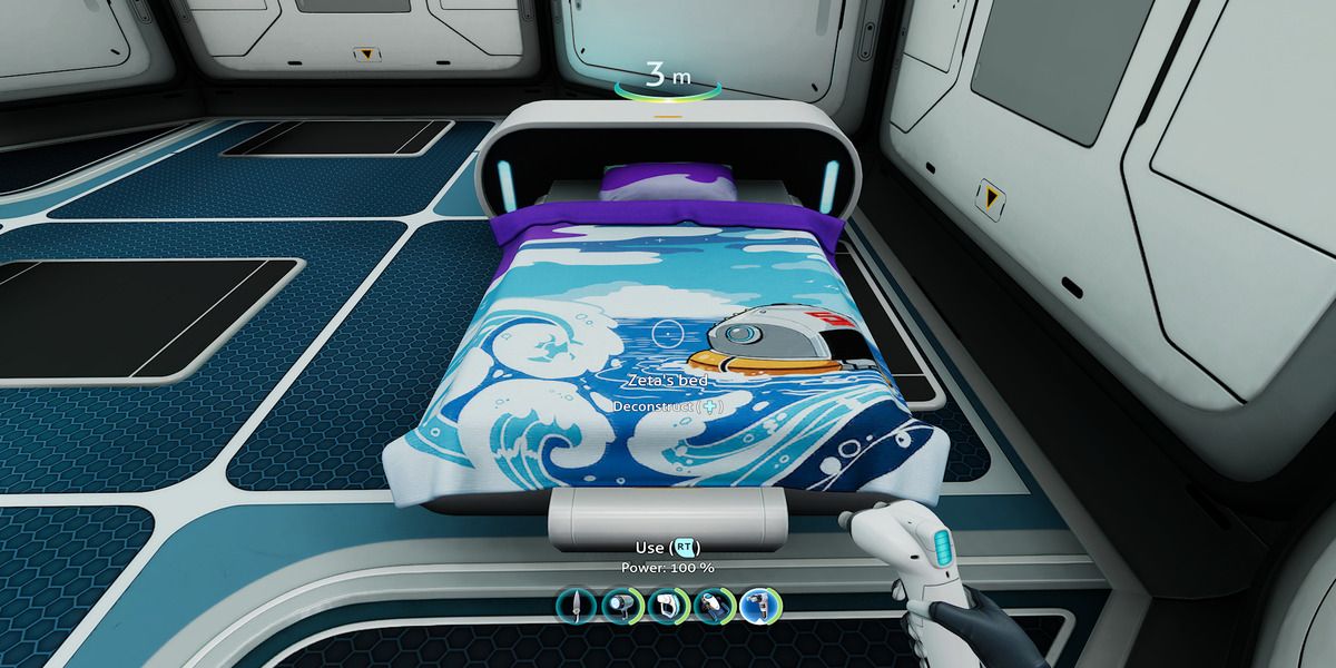 Zeta's bed