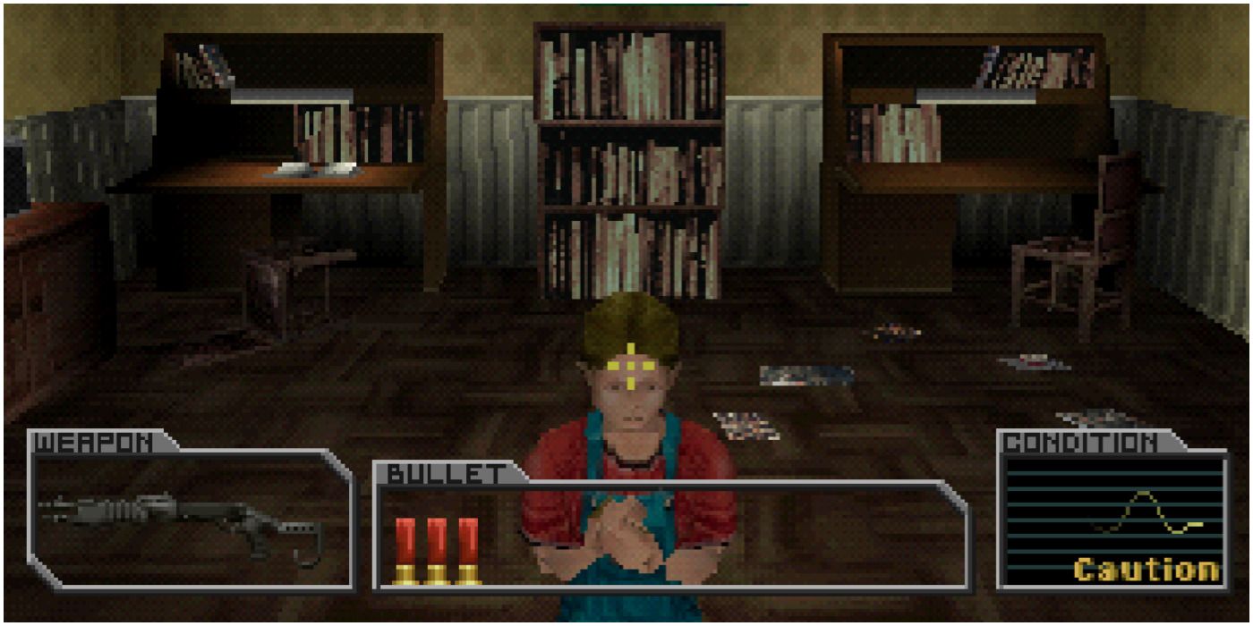 сражение с врагами в Resident Evil Survivor