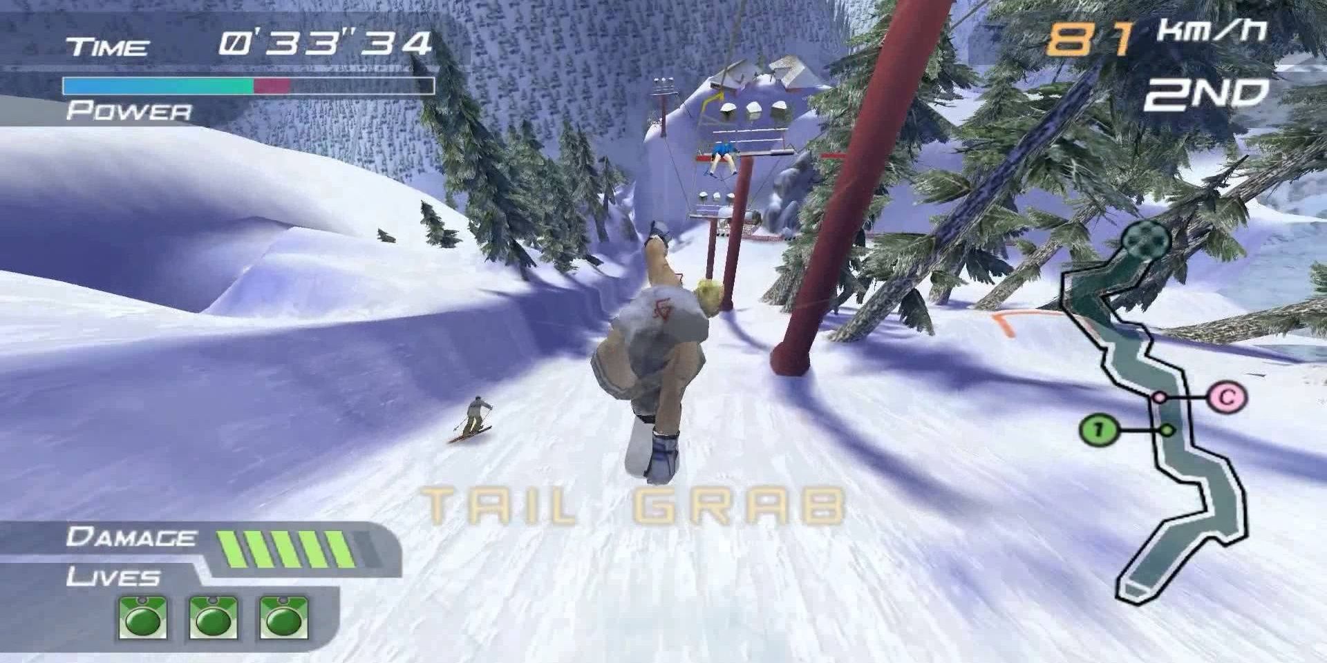 1080 Avalanche racing gameplay on Gamecube