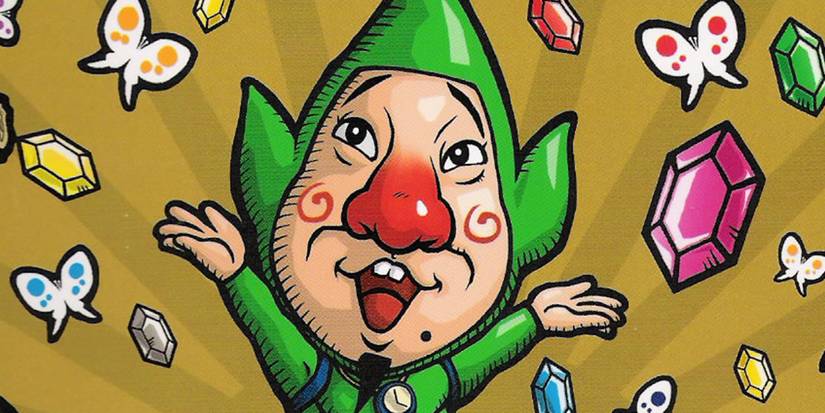 Promo art featuring Tingle from Freshly-Picked Tingle's Rosy Rupeeland