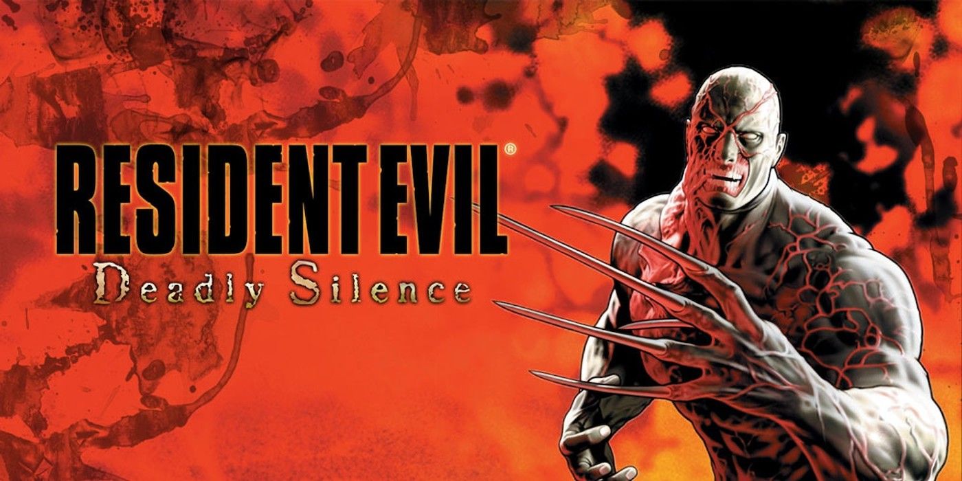 Promo art featuring the tyrant from Resident Evil: Deadly Silence