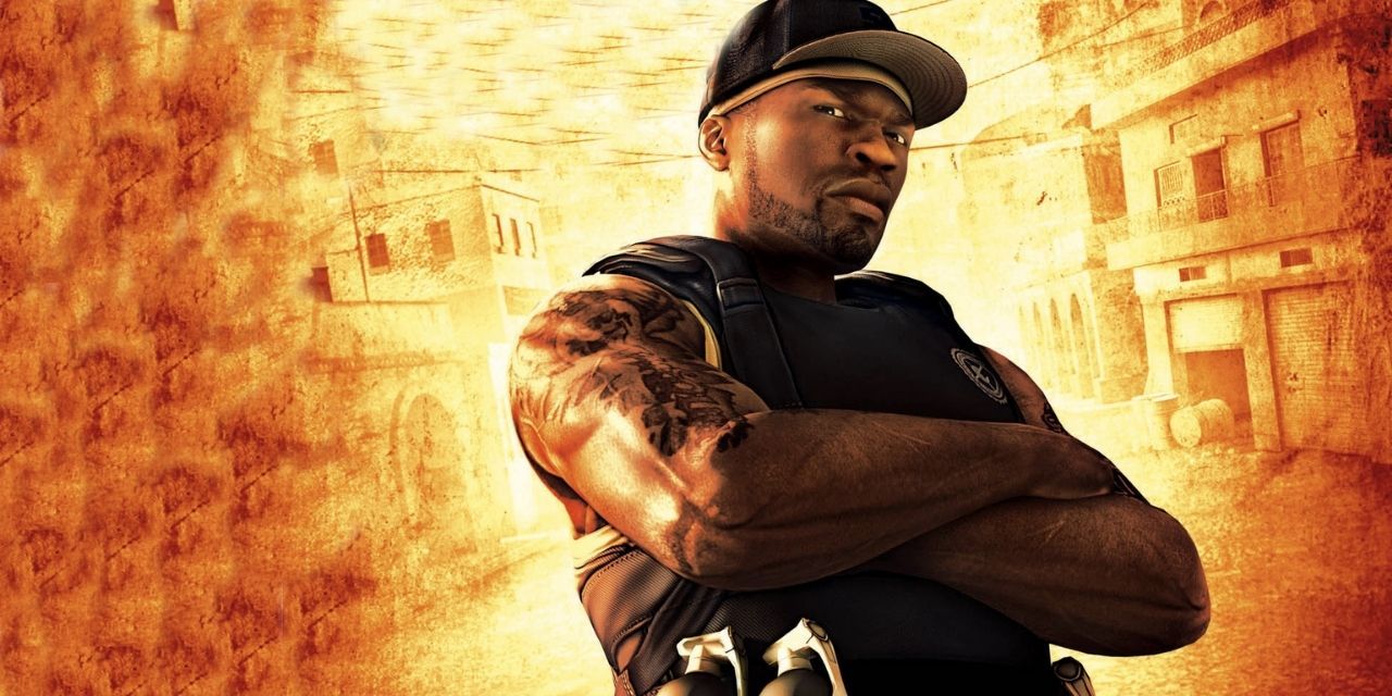 A picture of PS3 50 cent against a golden background