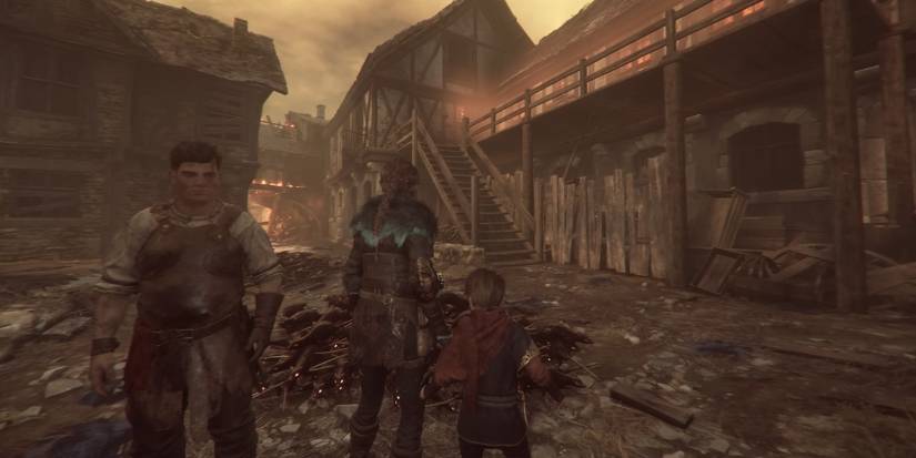 The stairs in a town where the cathedral is in A Plague Tale: Innocence.