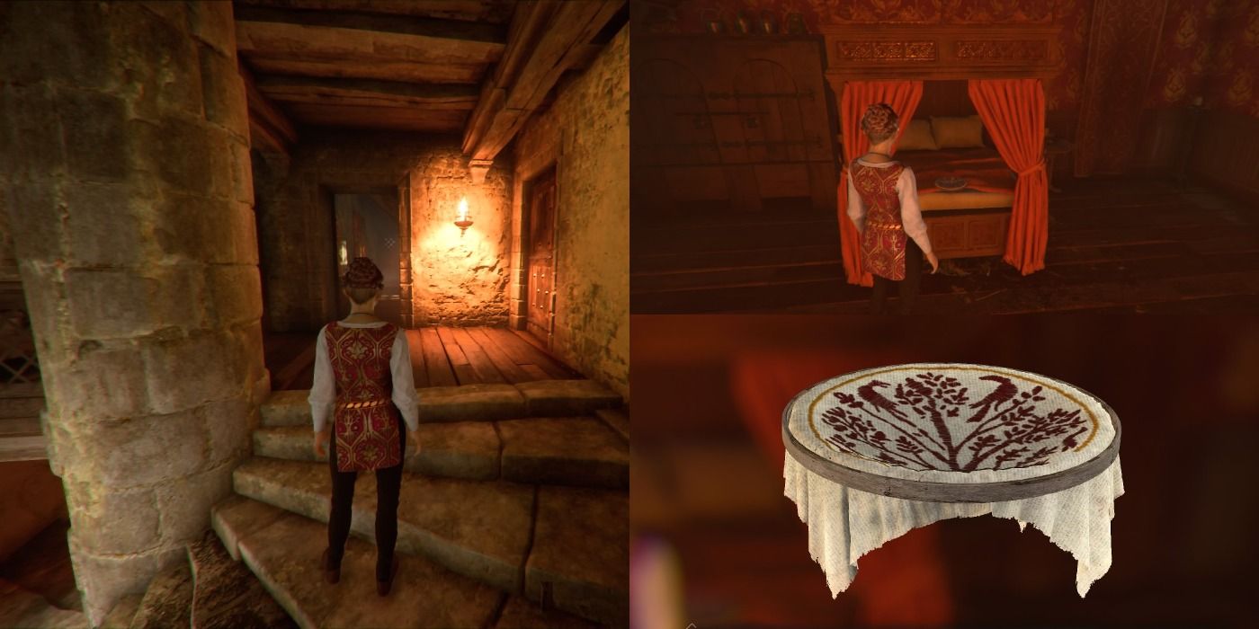 Tablecloth, among the curiosities in A Plague Tale Innocence