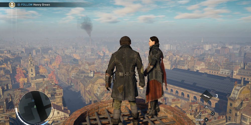 Assassin's Creed Syndicate Jacob and Evie Overlooking London