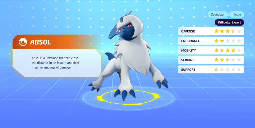 Absol in Pokemon Unite