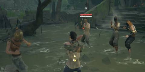 Absolver, fistfight, 1 on 4
