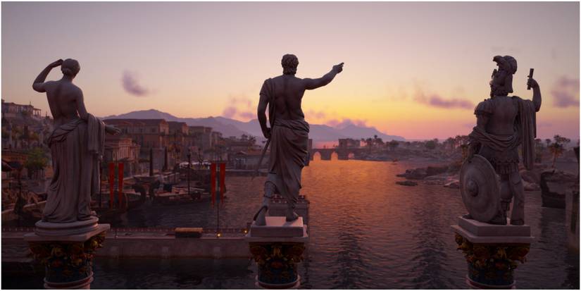 Assassin's Creed Infinity Ocean Statues In Odyssey