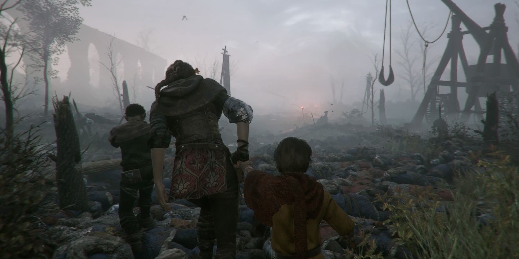 A Medieval Battlefield From A Plague Tale Innocence
