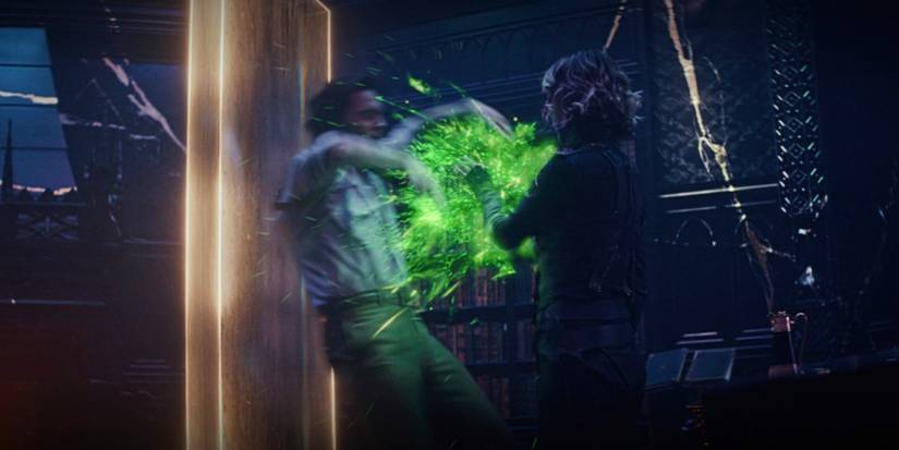 Sylvie betraying Loki