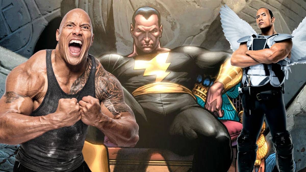 The Rock Dwayne Johnson in Black Adam role