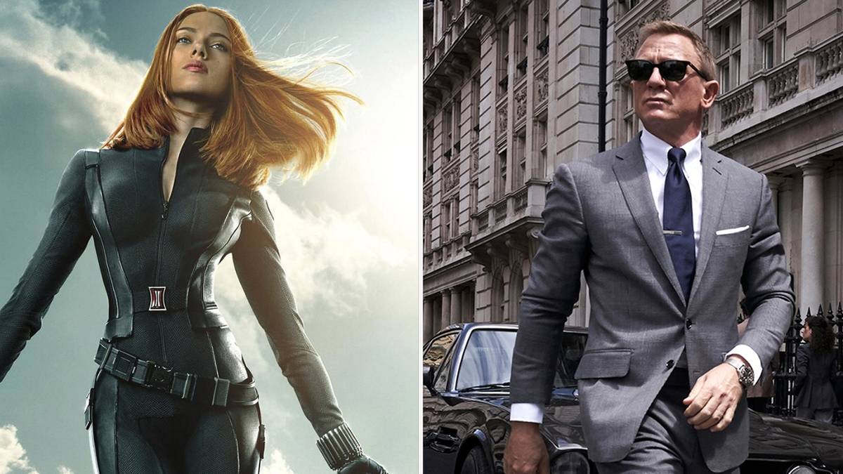 Black Widow and James Bond 007