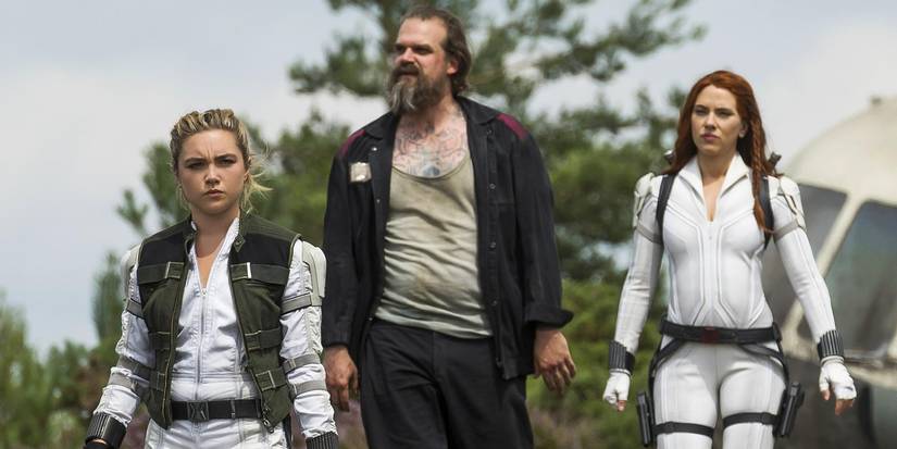 Black Widow family Yelena Belova Alexei and Natasha